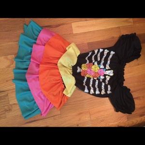 Day of the dead children’s dress.